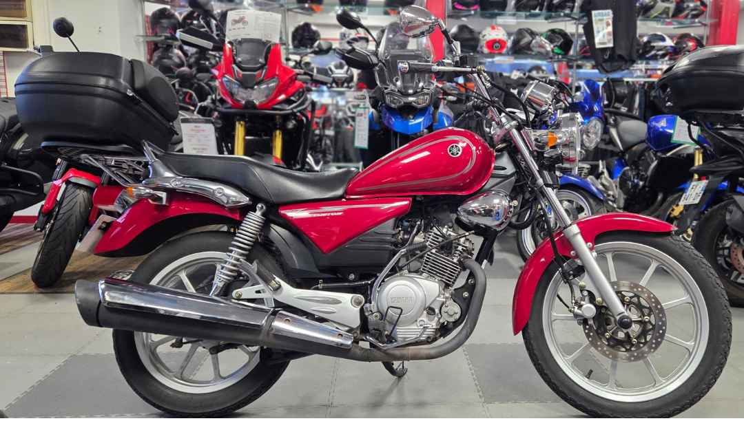 JLC-MOTO-125-YBR-YAMAHA-CUSTOM-2008-OCCASION-YVETOT-FREIN