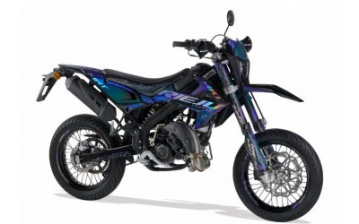 RIEJU MRT 50 SM TROPHY MIRAGE NOIR LILAS