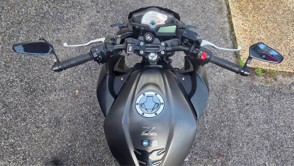 JLC-MOTO-KAWASAKI-Z300-OCCASION-YVETOT-GARAGE-RETROVISEURS-LEVIER